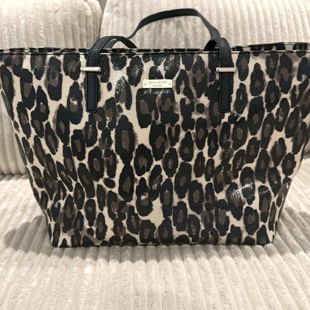 Kate Spade leopard tote